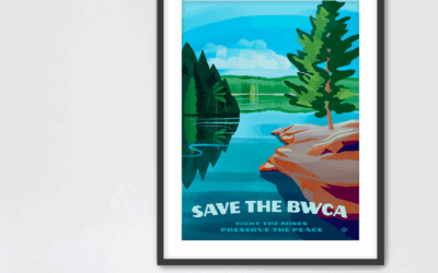 Design With Impact: Save the BWCA Poster by Liina Lundin